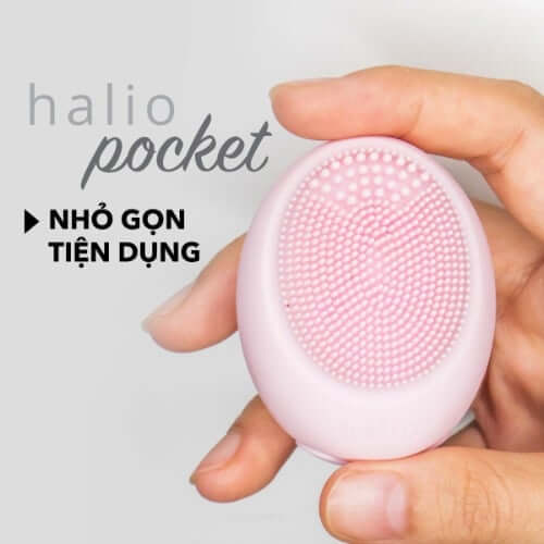 Máy rửa mặt Halio Pocket- thiết kế bỏ túi tiện lợi