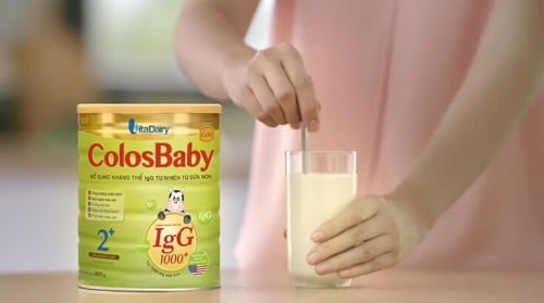 Cách pha sữa ColosBaby với sữa công thức